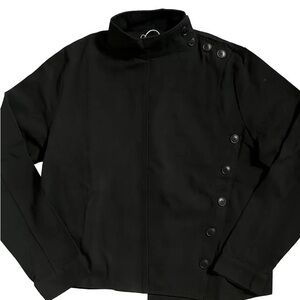 Women's Black Military Jacket